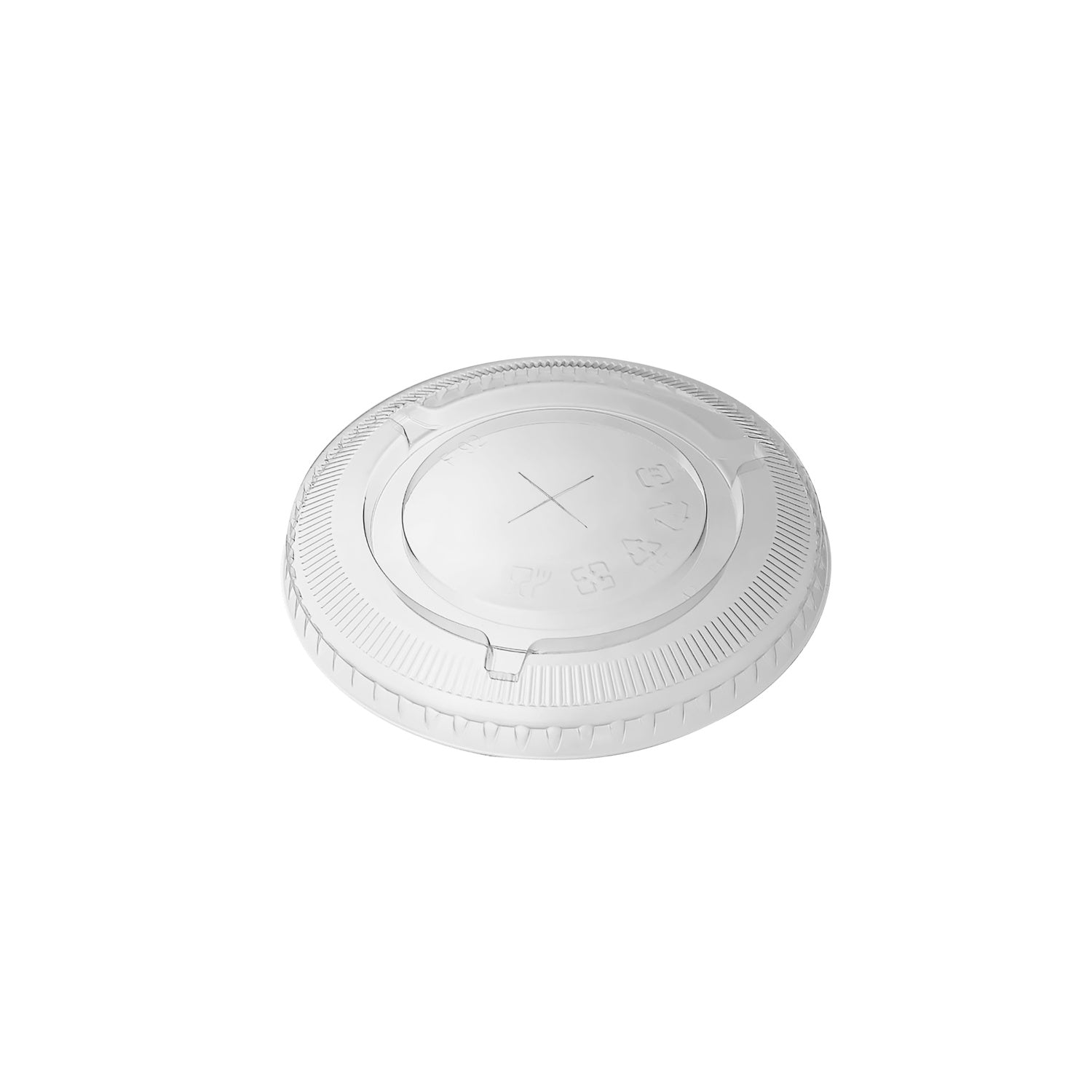 1000-PACK OF Lid Togo Karat 1,000 ct Plastic Cup Lids | 92 mm | PET | Clear