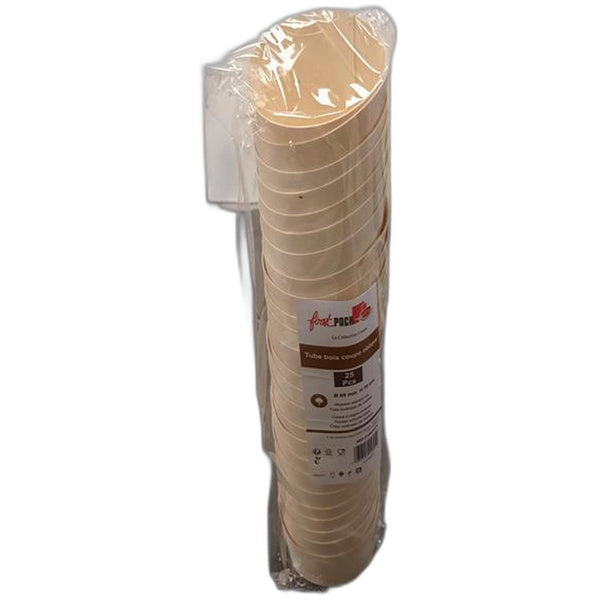 1-PACK OF CUP PORTION SLANTED WOOD 3 OZ