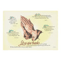 1000-PACK OF PLACEMAT PAPER FOUR FAITHS