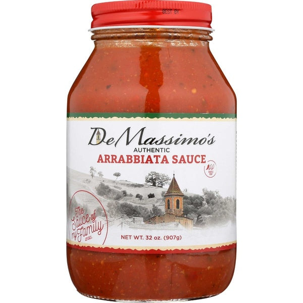 6-PACK OF Sauce Arrabbiatta De Massimos 32 oz