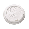 1000-PACK OF Lid Dome Dixie DL9540 Sip-Through Dome Lids for 10 oz Hot Drinks - 1000 Count White Carton