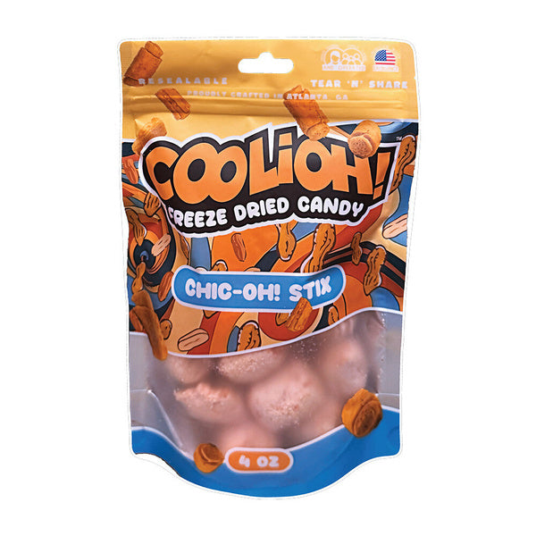 6-PACK OF Candy Freeze Dried Chic-Oh!-Stix, Boomin' Brands