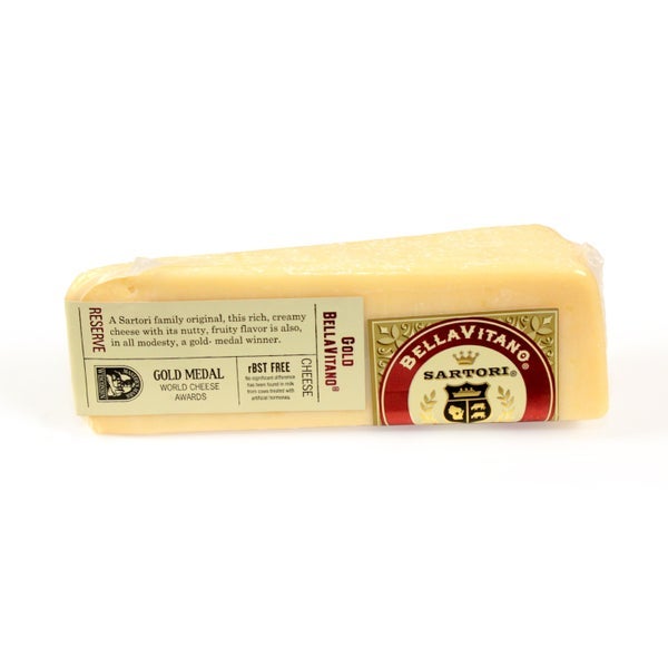 12-PACK OF CHEESE BELLAVITANO GOLD WEDGES
