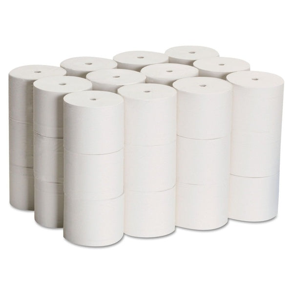 36-PACK OF Tissue Toilet Georgia Pacific Professional Coreless 2-Ply Bath Tissue - Septic Safe, White, 1000 Sheets per Roll, 36 Rolls per Carton