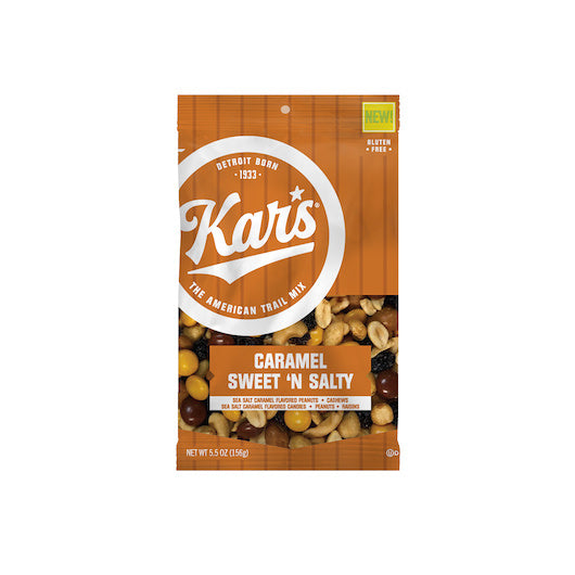 12-PACK OF Sweet & Salty Caramel Kar'S (Nuts), 12 - 5.5 Oz
