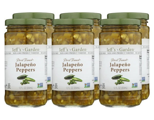 6-PACK OF Pepper Jalapeno Jeff's Natural 12 fz