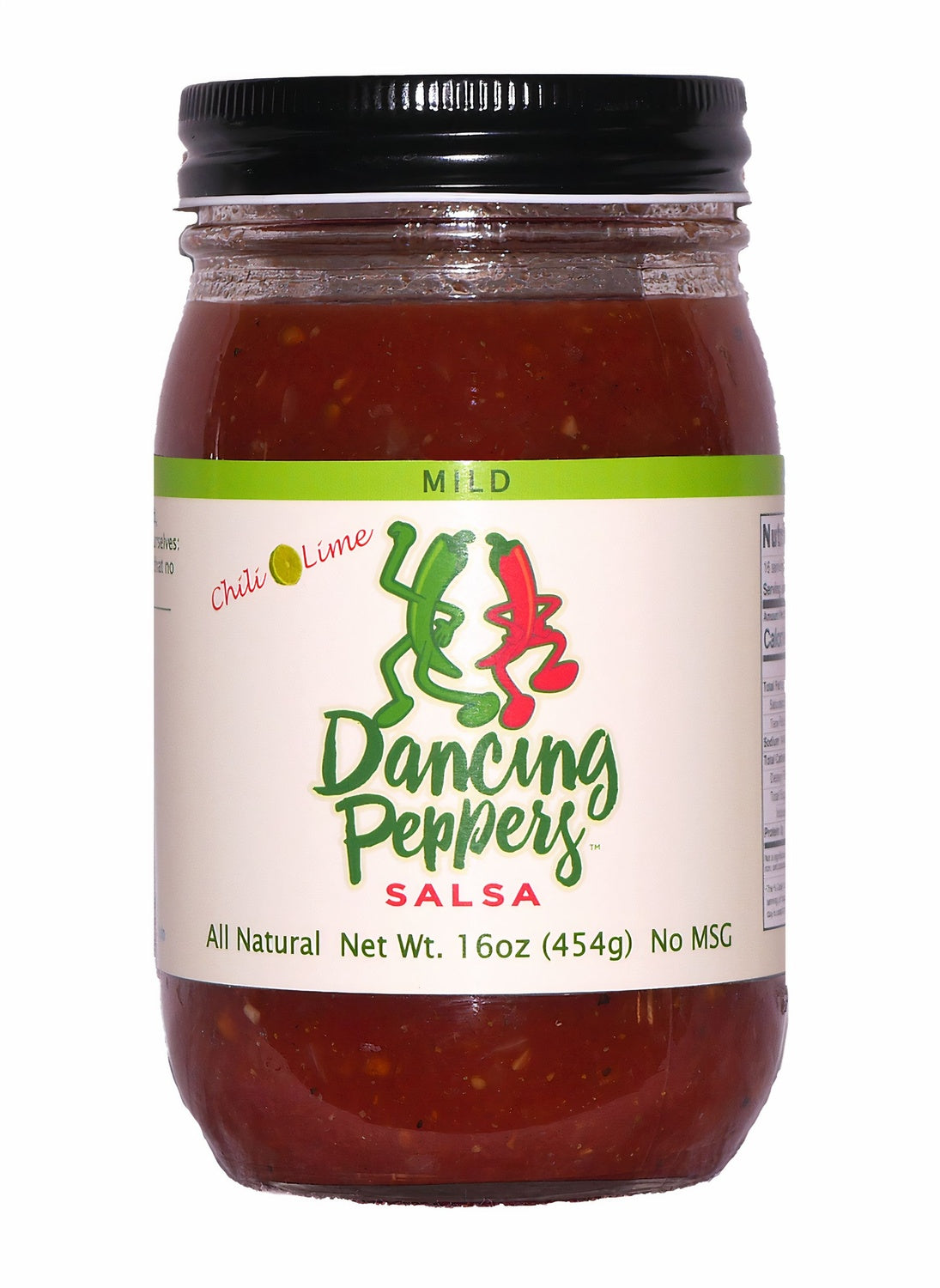 12-PACK OF Salsa Mild Chili Lime, Dancing Peppers