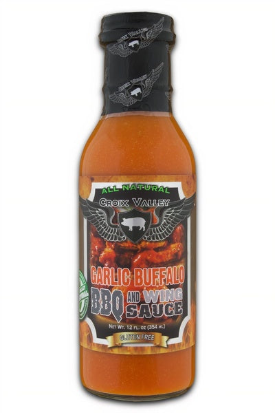 12-PACK OF Sauce BBQ Garlic Buffalo Wing, Croix Valley