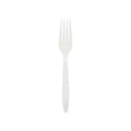 1000-PACK OF Fork Weighted Karat Earth PLA Heavy Weight Compostable Forks, Natural - 1,000 pcs