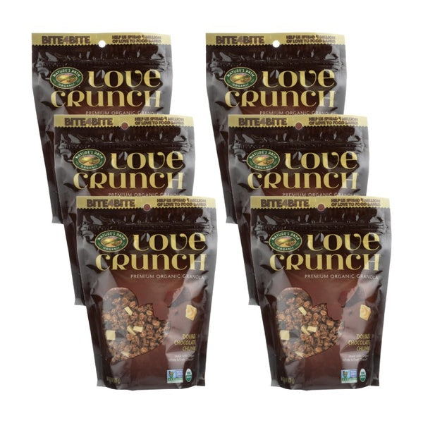 6-PACK OF Cereal Granola Double Chocolate Nature's Path 11.5 oz