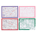 4-PACK OF PLACEMAT 10X14 REFILL COLORME
