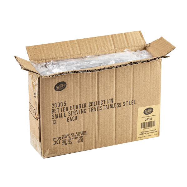 12 CT-PACK OF TRAY SERVING BBC SS 10 X 7