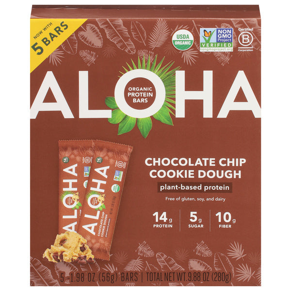 6-PACK OF BAR NUTRITIONAL CHOCOLATE CHIP COOKIE DOUGH CASE OF 6