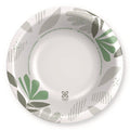 125-PACK OF Bowl Paper Dixie Ultra Heavyweight 20 oz. Paper Bowls - Stylish White, Green, and Burgundy Design (125 Count)