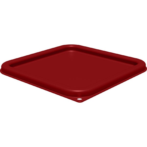 6-8 QT-PACK OF LID CONTAINER RED SQUARE