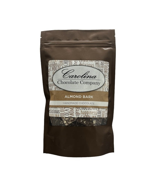 18-PACK OF Chocolate Almond Bark, Carolina Chocolate Company