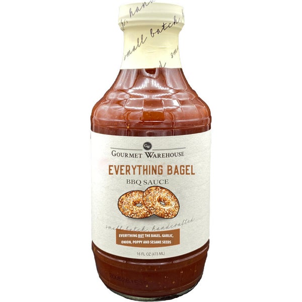 6-PACK OF Sauce BBQ Everything Bagel, Gourmet Warehouse