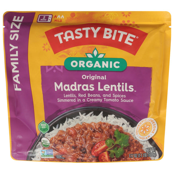 6-PACK OF VEGETABLE SAUCED ORIGINAL MADRAS LENTILS