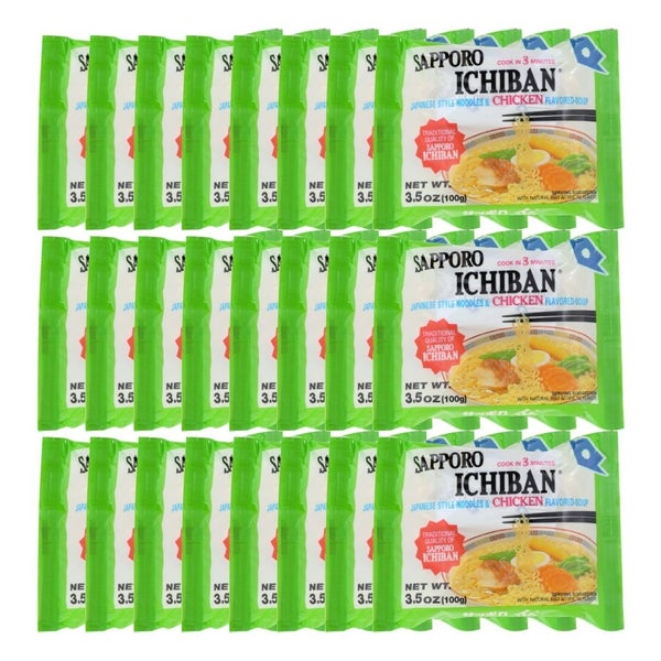 24-PACK OF Noodle Ramen Chicken Flavor Sapporo 3.5 oz