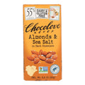 12-PACK OF CHOCOLATE BAR ALMOND SEA SALT DARK