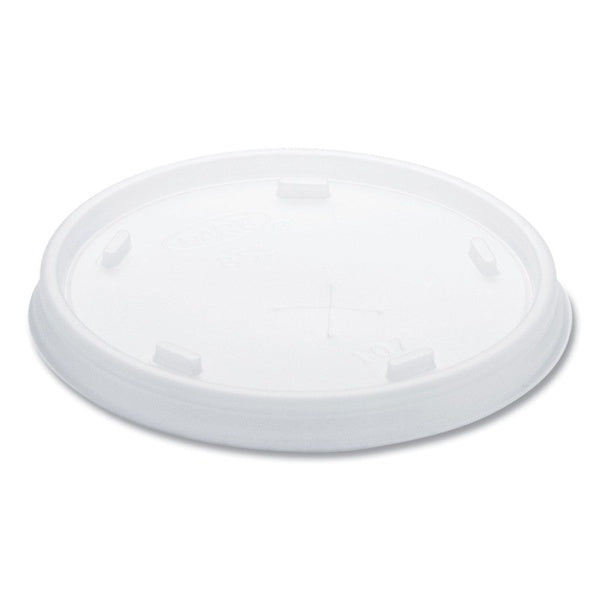 1000-PACK OF Lid Plastic Dart 8SL Translucent Plastic Cold Cup Lids for 8-9 oz Cups - 100 Pack (10 Packs per Carton)
