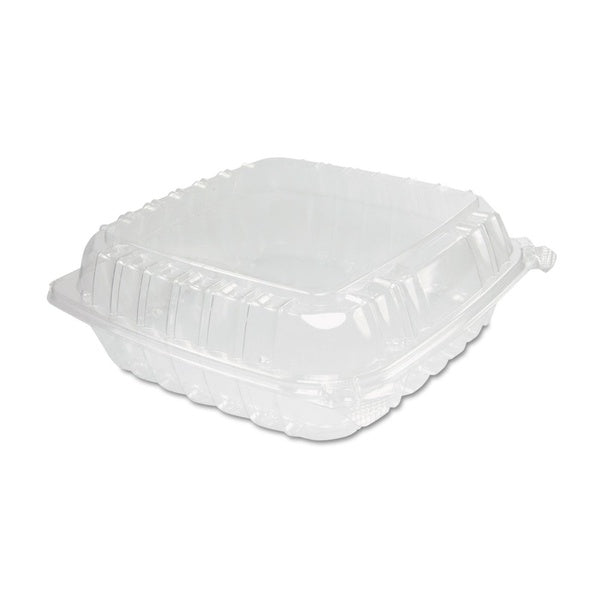 200-PACK OF Container Food Dart C95PST1 ClearSeal Hinged-Lid Plastic Containers - 9.3 x 8.8 x 3 inches - 200 Count - Leak-Resistant Food Storage Solution