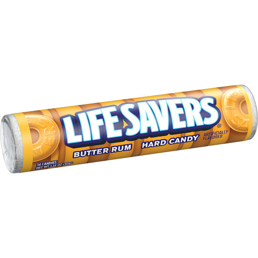 300-PACK OF Butter Rum Candy Lifesaver, 15 - 20 - 1.14 Oz