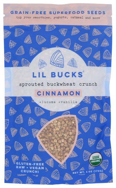 6-PACK OF Cereal Grain Buckwheat Cinnamon Lil Bucks 6 oz