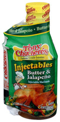 6-PACK OF MARINADE CREOLE INJECTABLES BUTTER & JALAPEÑO