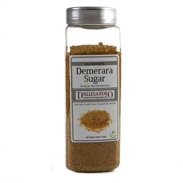 6-PACK OF SUGAR CRYS RAW LT BRN DEMERARA