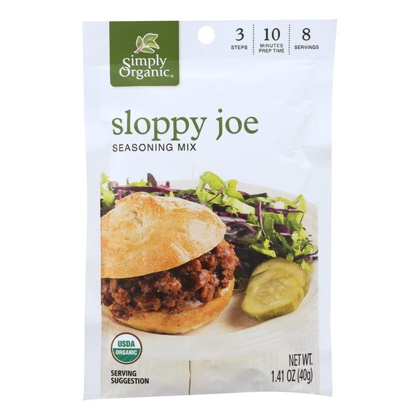 12-PACK OF Mix Sloppy Joe Simply Organic 1.41 oz