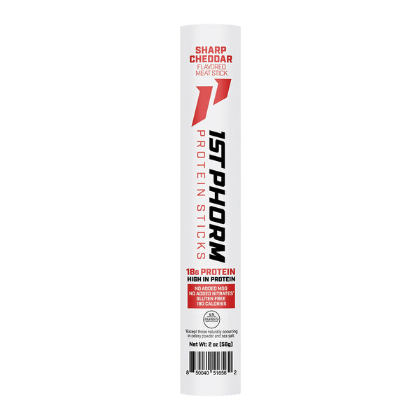 15-PACK OF Protein Sticks (Case of 6) - Sharp Cheddar