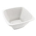 200-PACK OF BOWL SALAD COMPOSTABLE MOLDED FIBER SQUARE 48 OZ DISPOSABLE
