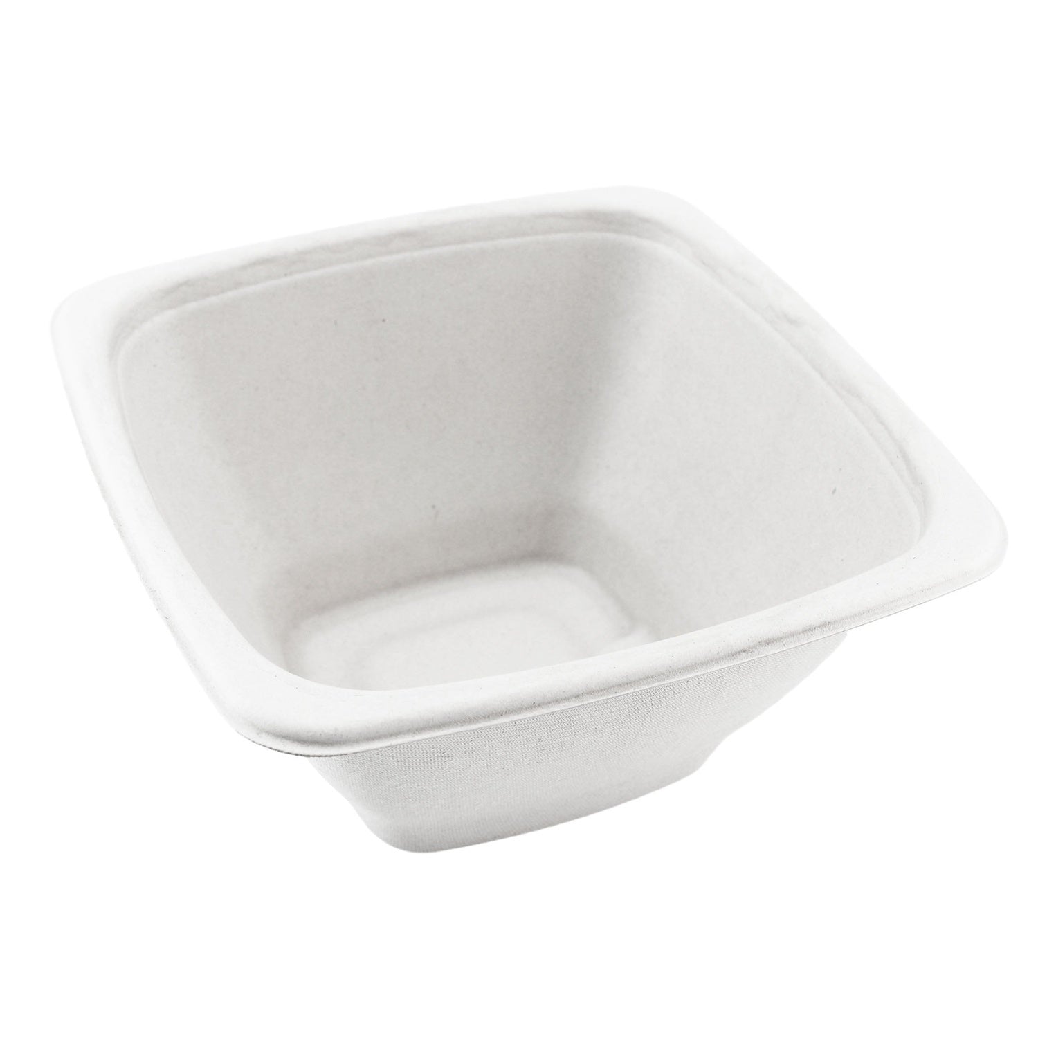 200-PACK OF BOWL SALAD COMPOSTABLE MOLDED FIBER SQUARE 48 OZ DISPOSABLE