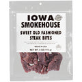 12-PACK OF Beef Steak Bites Sweet Old Fashioned 4 oz, Iowa Smokehouse