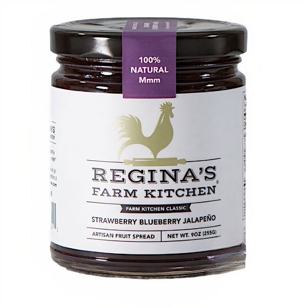 12-PACK OF Fruit Spread, STRAWBERRY BLUEBERRY JALAPENO, Regina's Farm Kitchen