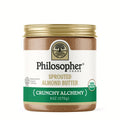 6-PACK OF Almond Butter Sprouted Crunchy Alchemy 6oz, Philosopher Foods
