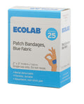 25 CT-PACK OF BANDAGE ADHESIVE PATCH 2X3 BLU