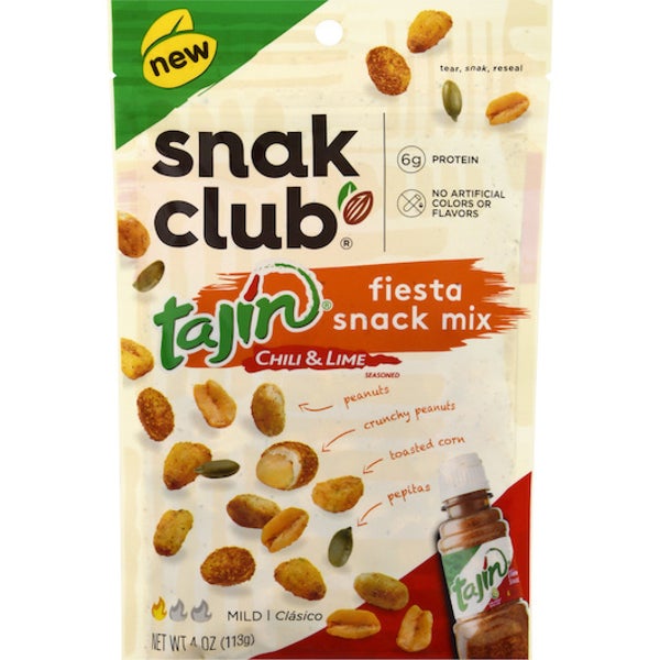 6-PACK OF Tajin Fiesta Mix Snak Club, 6 - 0.25 Lb