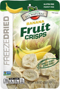 24-PACK OF Fruit Crisps Freeze Dried Banana Snack Size Bag, Brothers All Natural