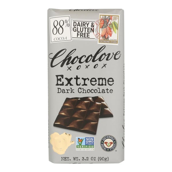12-PACK OF CHOCOLATE BAR EXTREME DARK