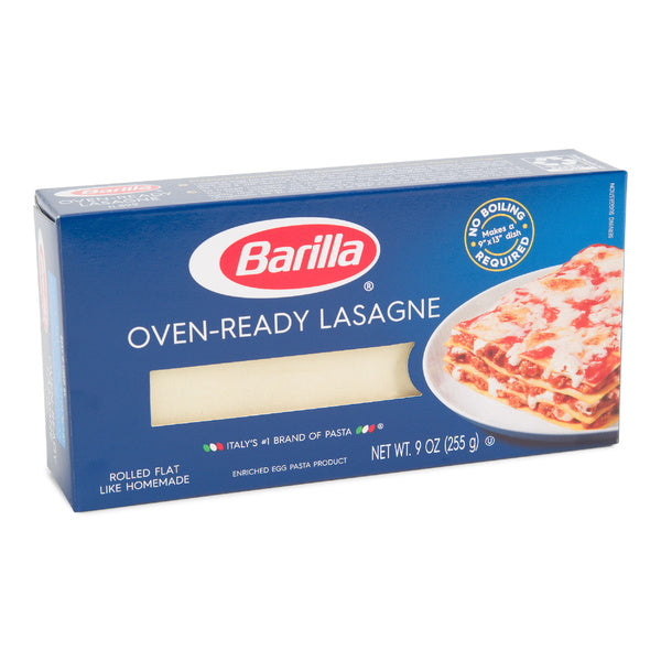 12-PACK OF PASTA LASAGNA SHEETS OVEN RDY
