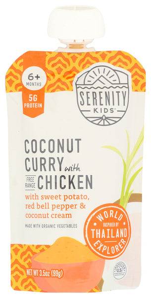 6-PACK OF Puree Chicken Serenity Kids 3.5 oz