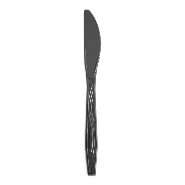 1000-PACK OF KNIFE PLAS BLK HVY FULL LENGTH