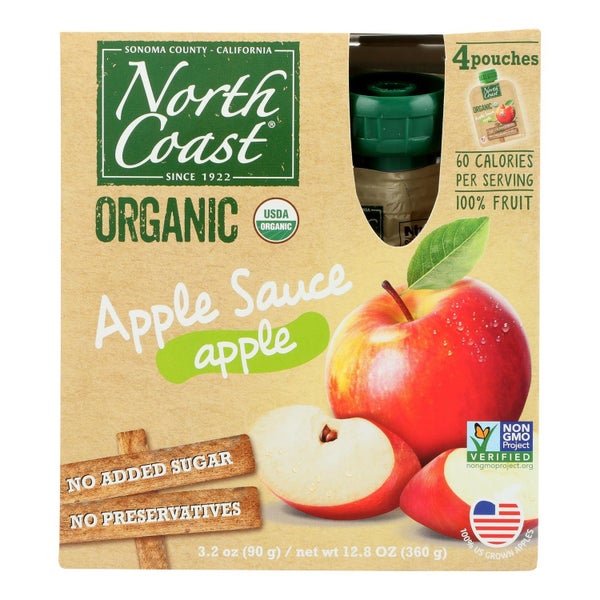 24-PACK OF APPLESAUCE ORIGINAL ORGANIC POUCH