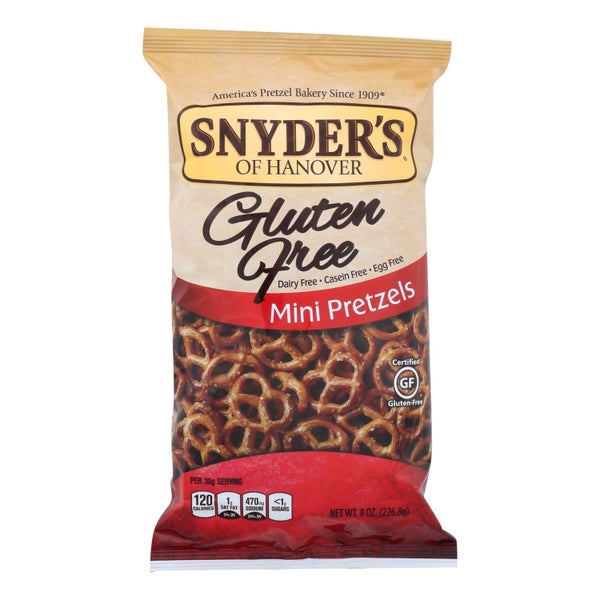 12-PACK OF PRETZEL MINI GLUTEN FREE