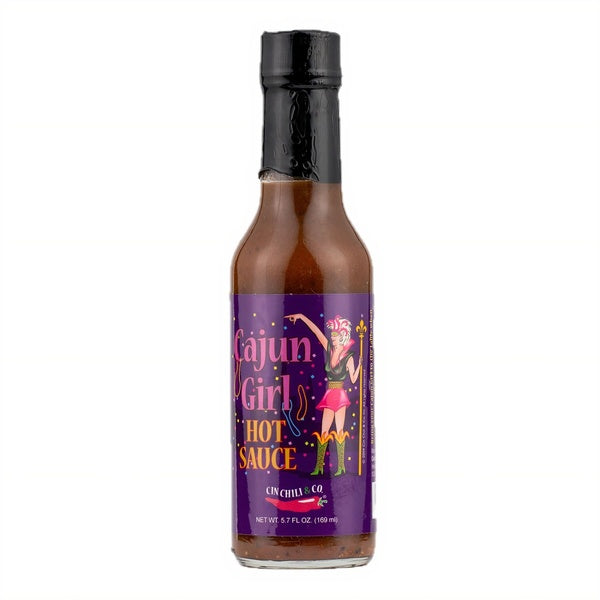 12-PACK OF Sauce Hot Cajun Girl Louisian Style, Cin Chili & Company