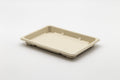 50-PACK OF Fiber Natural 7.3"x5.1"x0.6" Sushi Rectangular Compostable Container 800 counts