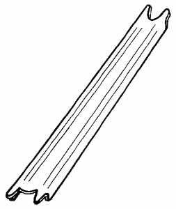 12"-PACK OF ADAPTER BAR STNLS STEAM TABLE