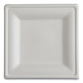 250-PACK OF Eco-Products EP-P023NFA 10 x 10 Vanguard Renewable and Compostable Sugarcane Plates - White (250/Carton)